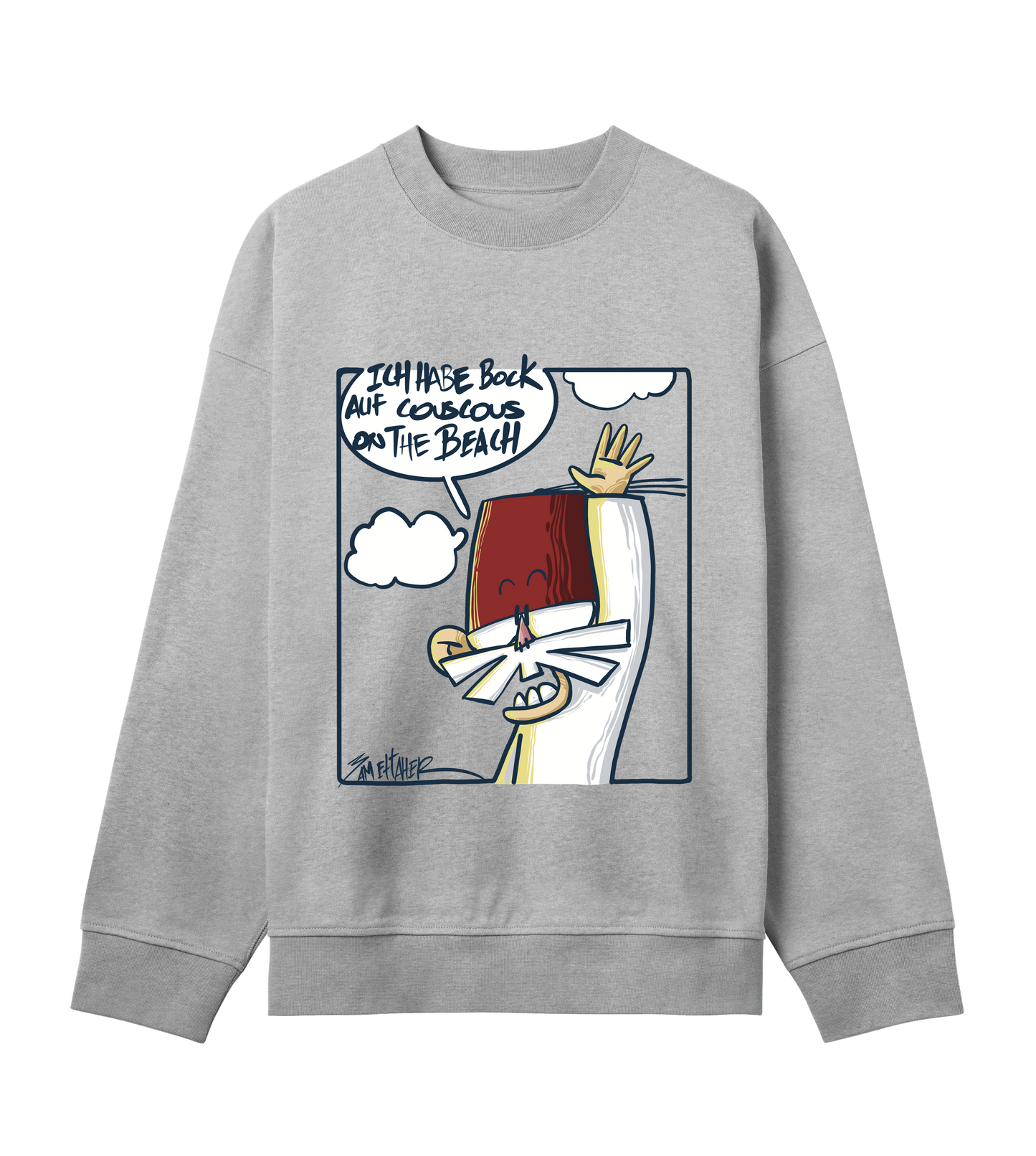 Couscous Am Strand S | Grau