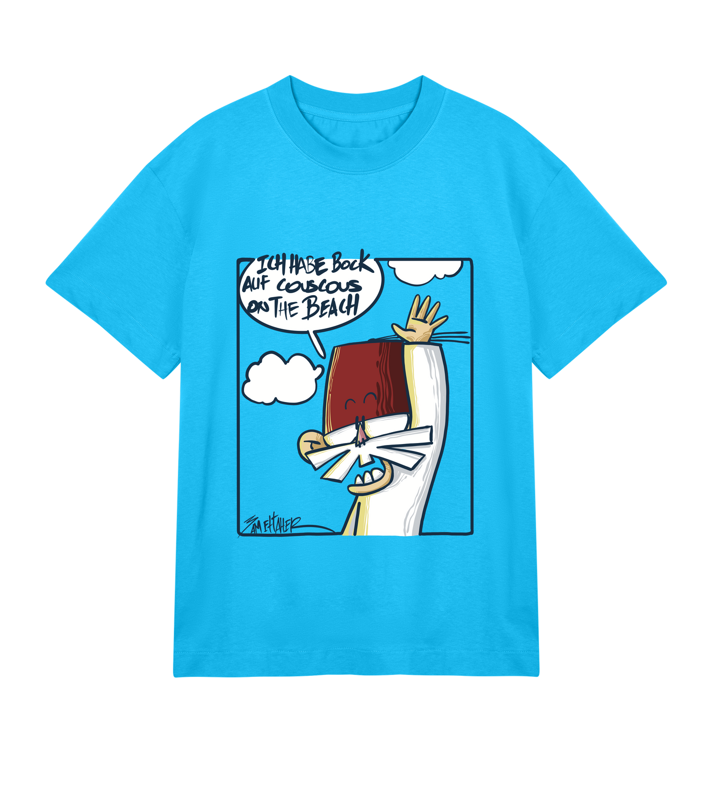 Couscous Am Strand T | Blau